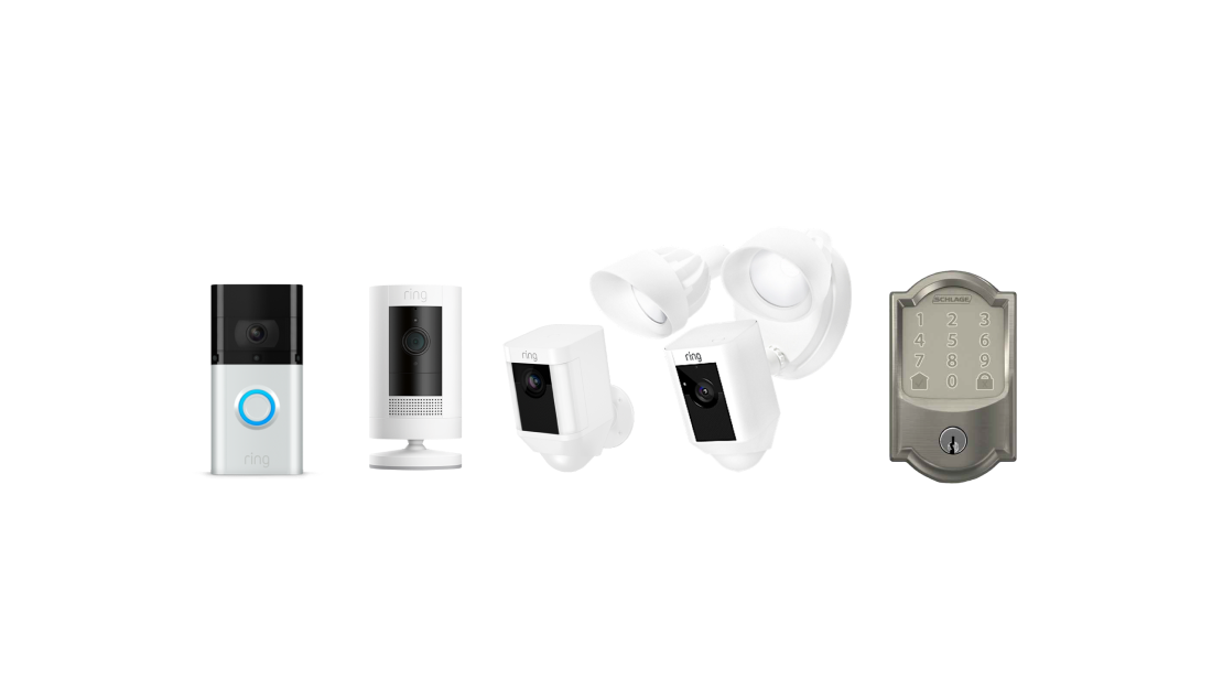 Ring Security Essentials Bundle and Schlage Lock with Installation